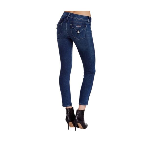HUDSON Crop Colin Skinny Women 28 Blue MidRise Stylish City Chic Feminine Travel - Picture 1 of 12